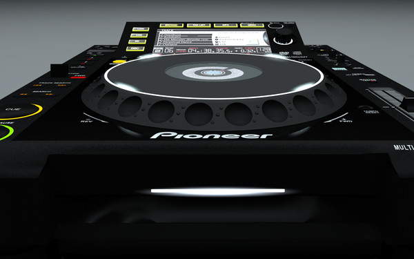 pioneer cd player dj 3d model - Pioneer CDJ 2000 by James13ong